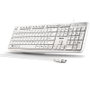 NGS Heritage Teclado Blanco QWERTY Español USB